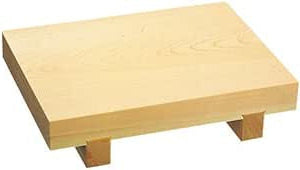 Shimojima Hinoki Cypress Wooden Sushi Geta Plate - Perfect for 2 People