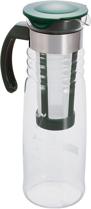 Harry Hario Japan 1.2L Glass Iced Tea Brewer - Heat Resistant with Handle