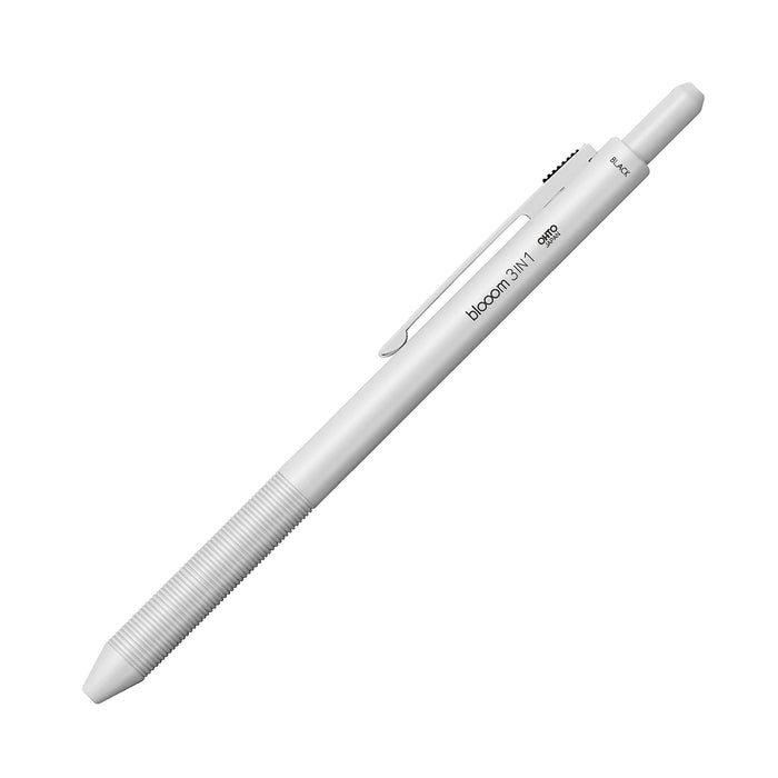 Ohto Bloom 3In1 White Multifunctional Pen - MF-25B3-WT Series-Kiichin - The #1 Place for Japanese Goods in Your Hand!