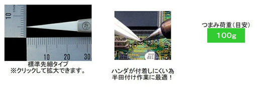 Engineer Ptz-51 High-Quality Ceramic Tweezers for Precision Tasks-Kiichin - The #1 Place for Japanese Goods in Your Hand!