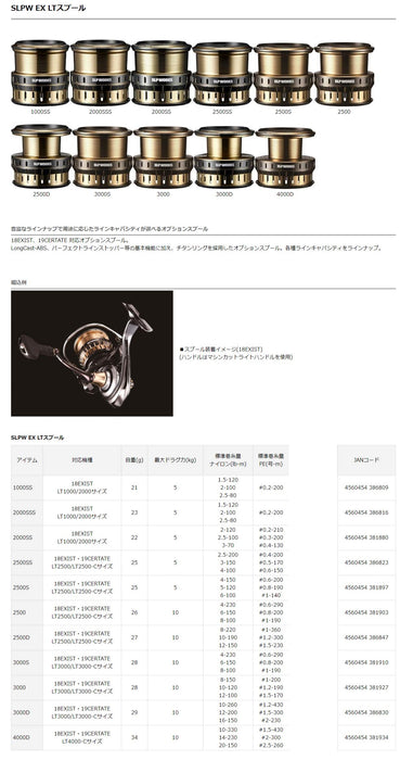 Daiwa Slp Works Spool 3000 for Ex Lt Spinning Reels-Kiichin - The #1 Place for Japanese Goods in Your Hand!