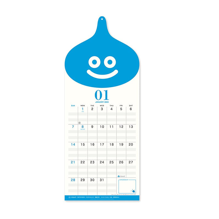 Square Enix Dragon Quest 2024 Wall Calendar 259521-Kiichin - The #1 Place for Japanese Goods in Your Hand!