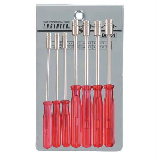 Engineer 7-Piece Baby Nut Driver Set DK-04 Quality Toolset for Precision Work-Kiichin - The #1 Place for Japanese Goods in Your Hand!