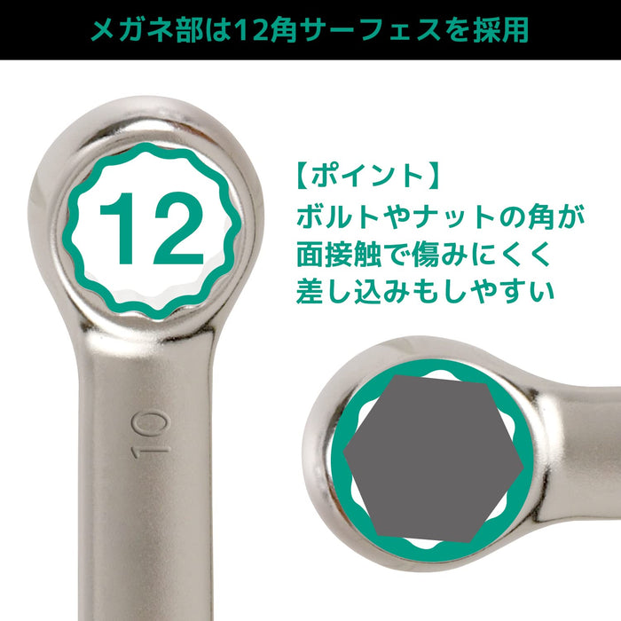Engineer 5-Piece Large Combination Wrench Set TS-07 Model-Kiichin - The #1 Place for Japanese Goods in Your Hand!