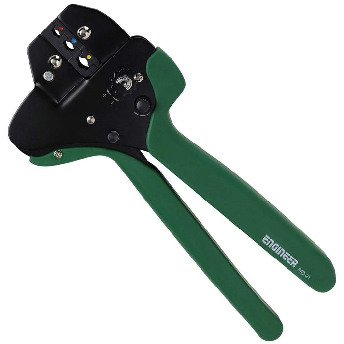 Engineer Insulated Terminal Ratchet Crimper with Die-Replaceable Feature PAD-21-Kiichin - The #1 Place for Japanese Goods in Your Hand!
