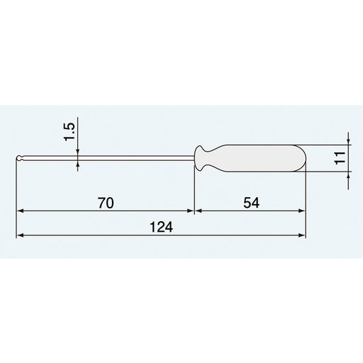 Engineer 1.5mm Db-15 Ball Driver with Opposite Side by Engineer Brand-Kiichin - The #1 Place for Japanese Goods in Your Hand!