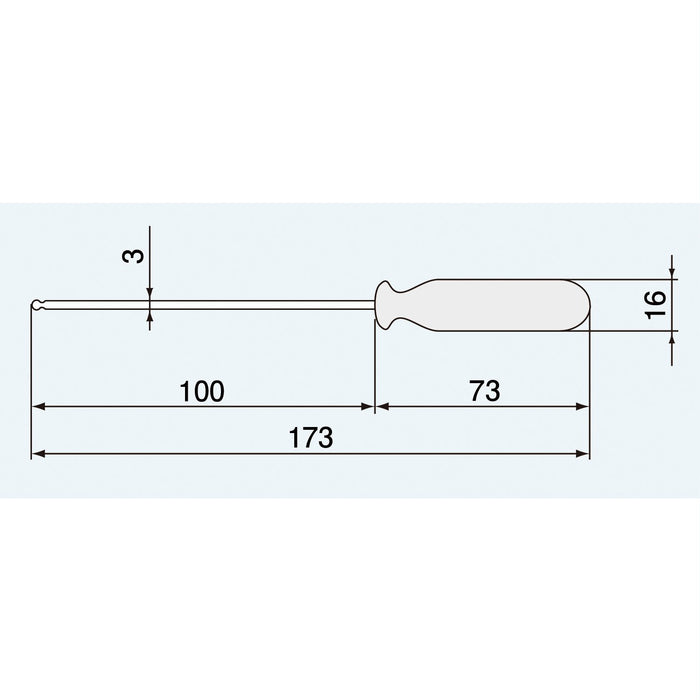 Engineer 3.0mm Ball Driver Db-30 Dual Side Engineer Brand-Kiichin - The #1 Place for Japanese Goods in Your Hand!