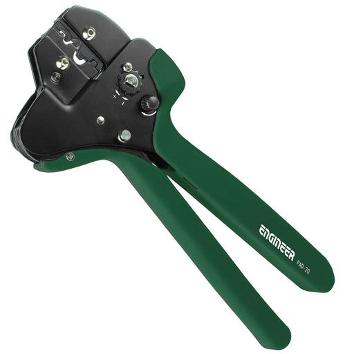 Engineer Brand Pad-20 Die-Replaceable Ratchet Crimper for Bare Terminals and Pb Sleeves-Kiichin - The #1 Place for Japanese Goods in Your Hand!