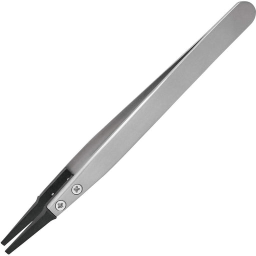 Engineer 125mm Anti-Static ESD Flat Type Tweezers - PTZ-46 Model-Kiichin - The #1 Place for Japanese Goods in Your Hand!