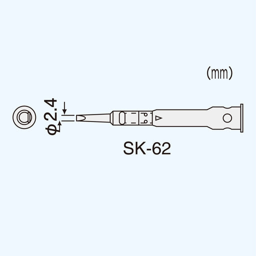 Engineer SK-62 High-Quality Soldering Iron Tip for SK-60 Series-Kiichin - The #1 Place for Japanese Goods in Your Hand!