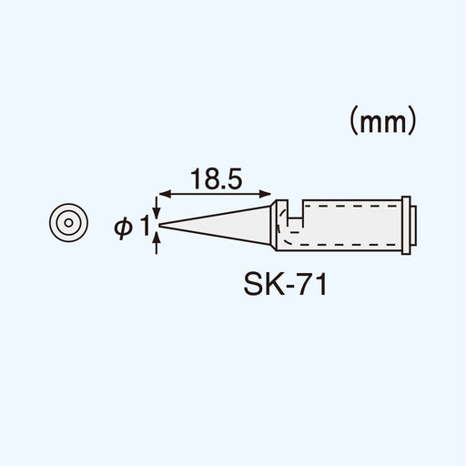 Engineer SK-70 Series Soldering Iron Tip High Quality SK-71 Model-Kiichin - The #1 Place for Japanese Goods in Your Hand!