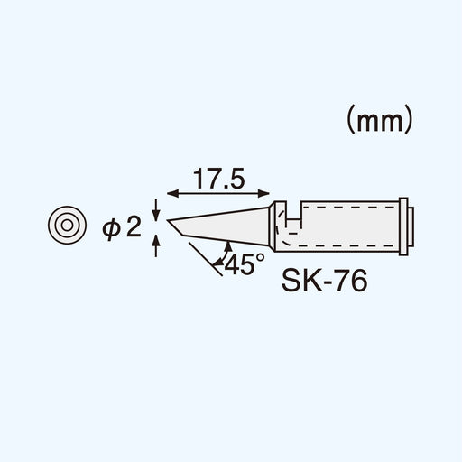 Engineer Sk-70 Series Soldering Iron Tip SK-76 High-Quality Product-Kiichin - The #1 Place for Japanese Goods in Your Hand!