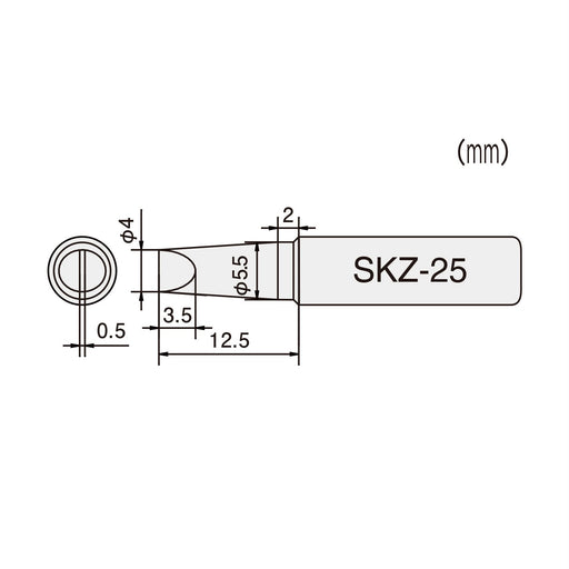 Engineer Soldering Iron Tip SKZ-25 - High Performance Tool by Engineer-Kiichin - The #1 Place for Japanese Goods in Your Hand!