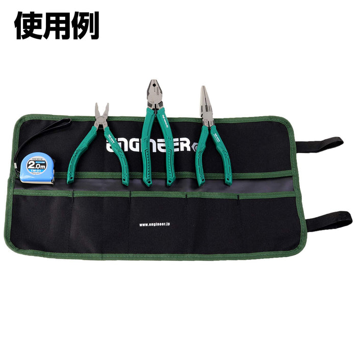 Engineer Brand KSE-35 Tool Roll Bag 465 x 250 x 3mm Size-Kiichin - The #1 Place for Japanese Goods in Your Hand!