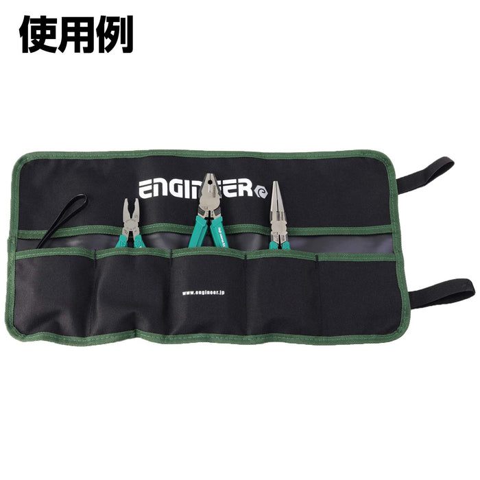 Engineer Brand KSE-35 Tool Roll Bag 465 x 250 x 3mm Size-Kiichin - The #1 Place for Japanese Goods in Your Hand!