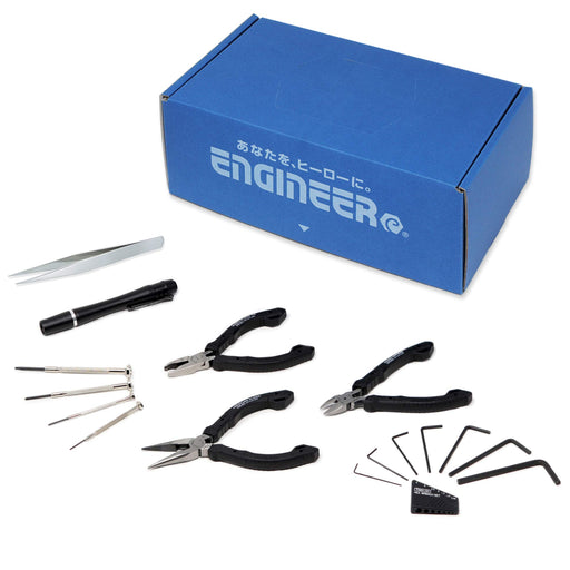 Engineer 10-Piece Precision Tool Set EB-01A in Carrying Box 15x10.5x27cm Size-Kiichin - The #1 Place for Japanese Goods in Your Hand!