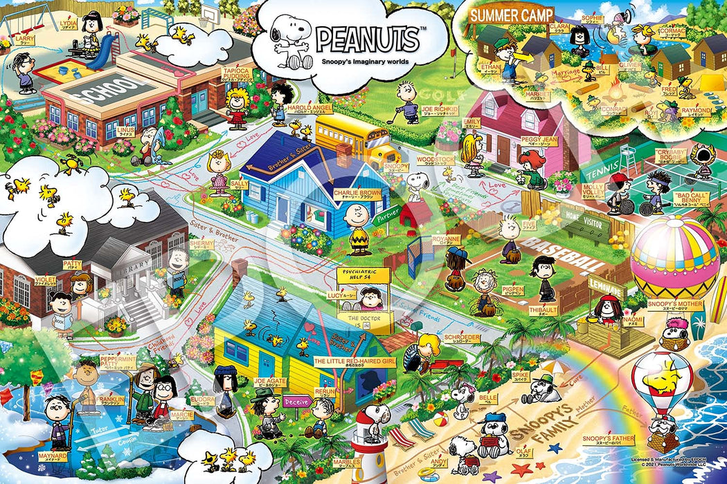 Epoch 1000pc Snoopy Imaginary World Jigsaw Puzzle (50x75cm)-Kiichin - The #1 Place for Japanese Goods in Your Hand!