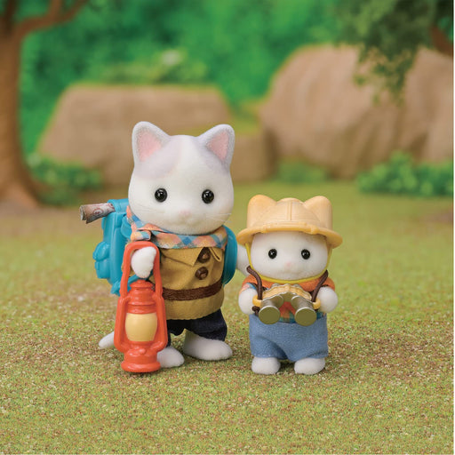 Epoch Sylvanian Families Latte Cat Siblings Dollhouse Set Kids Toy for 3+-Kiichin - The #1 Place for Japanese Goods in Your Hand!