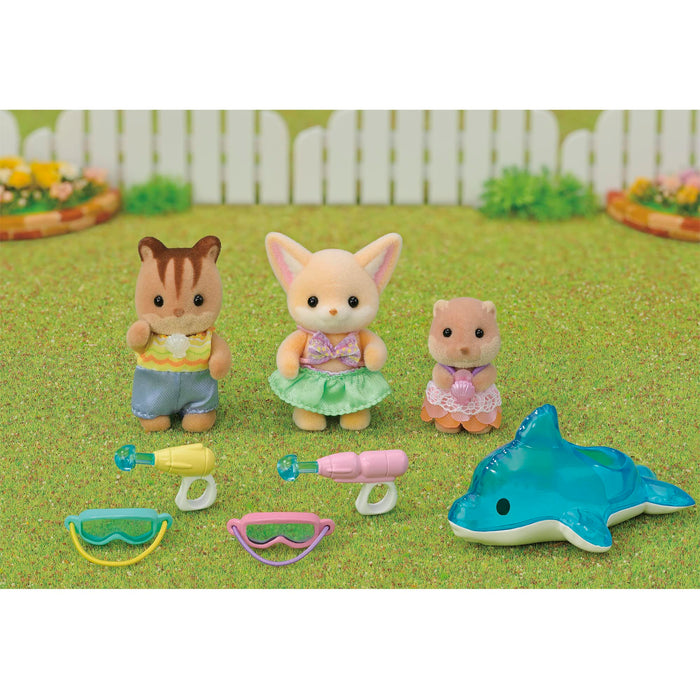 Epoch Sylvanian Families Friendship Water Play Set S-75 Toy Dollhouse for 3+ Years-Kiichin - The #1 Place for Japanese Goods in Your Hand!