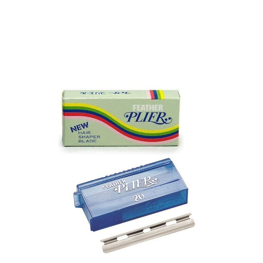 Feather Safety Razor Pliere Pli-20 Replacement Blades - 20 Piece Set-Kiichin - The #1 Place for Japanese Goods in Your Hand!