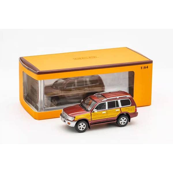 Gaincorp Products 1/64 Toyota Land Cruiser 100 Retro Wood Finish Model Car-Kiichin - The #1 Place for Japanese Goods in Your Hand!