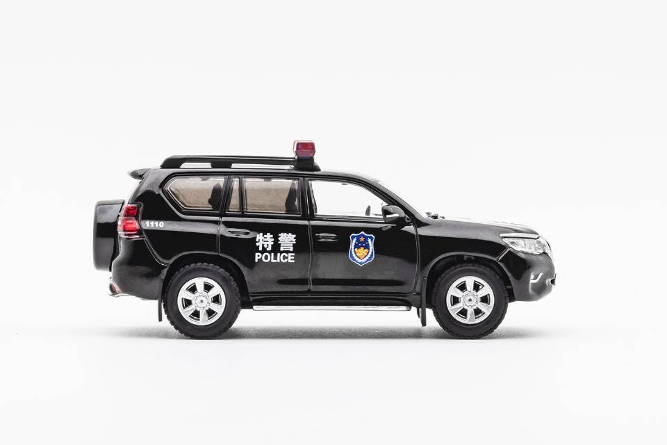 Gaincorp Products 1/64 Toyota Land Cruiser Prado 150 Swat Black Model Car-Kiichin - The #1 Place for Japanese Goods in Your Hand!