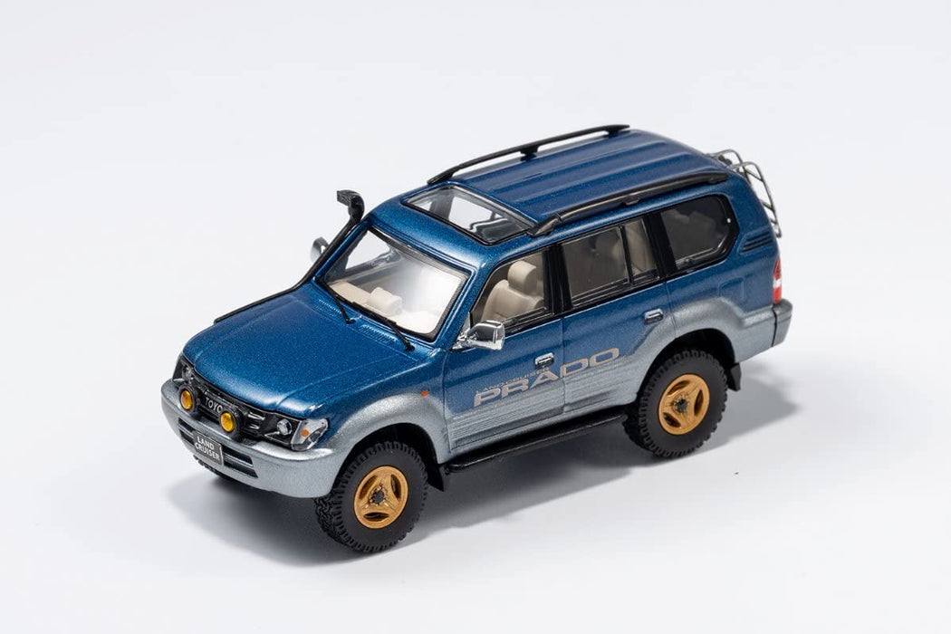 Gaincorp Products Toyota Land Cruiser Prado 1/64 Blue Light Facelift LHD-Kiichin - The #1 Place for Japanese Goods in Your Hand!