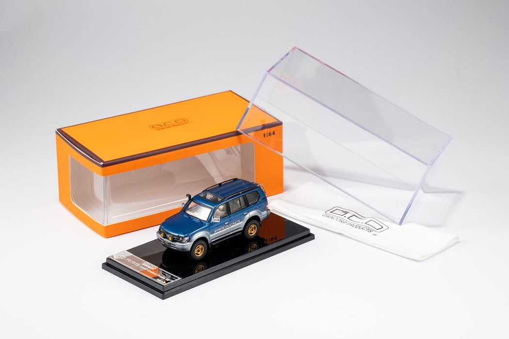 Gaincorp Products Toyota Land Cruiser Prado 1/64 Blue Light Facelift LHD-Kiichin - The #1 Place for Japanese Goods in Your Hand!