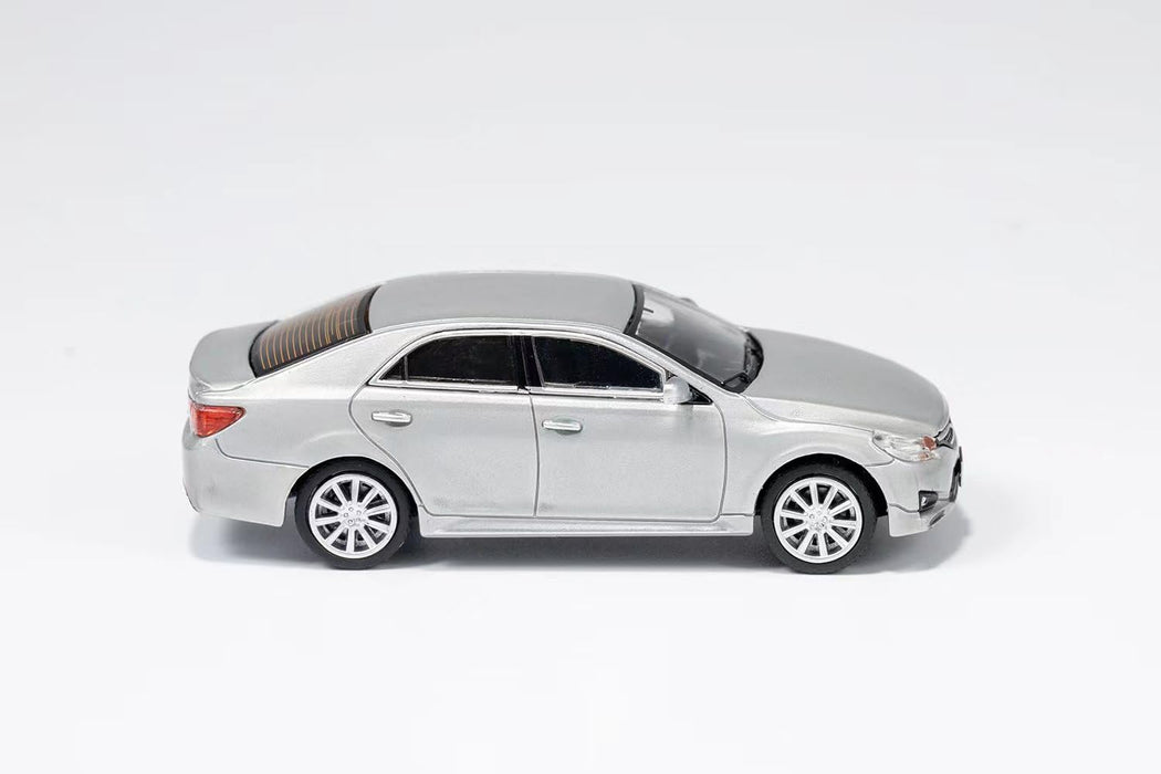 Gaincorp Products 1/64 Toyota Mark X Lhd Silver Diecast Model Car-Kiichin - The #1 Place for Japanese Goods in Your Hand!