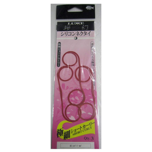 Gamakatsu Sakuragen Extra Thin Short Curly Necktie #2 Red Gold-Kiichin - The #1 Place for Japanese Goods in Your Hand!