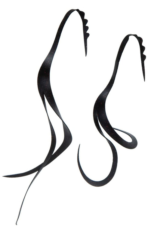 Gamakatsu Sakuragen Silicone Necktie Slit Curly Black Red Glitter #32-Kiichin - The #1 Place for Japanese Goods in Your Hand!