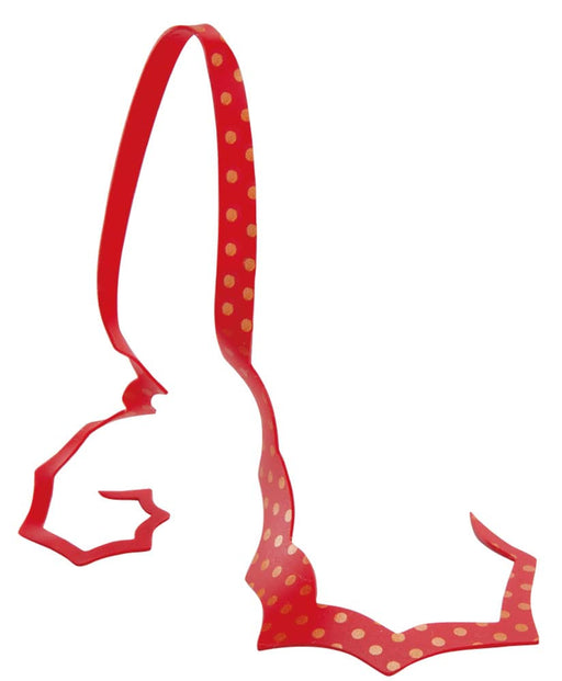 Gamakatsu Sakuragen Silicone Necktie Spiky Curly Solid Red Gold Spot #50-Kiichin - The #1 Place for Japanese Goods in Your Hand!