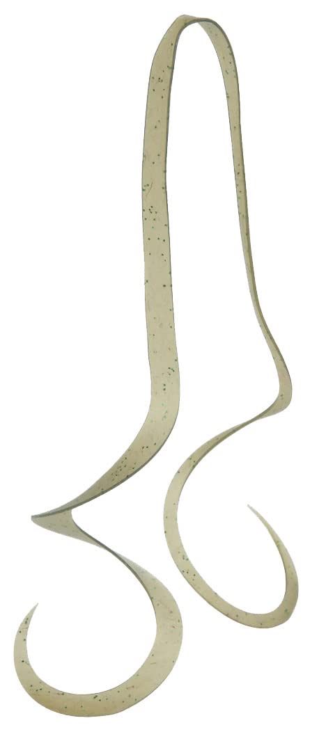 Gamakatsu Sakuragen Silicone Necktie Thick Cut Multi-Curly #4 Green-Kiichin - The #1 Place for Japanese Goods in Your Hand!