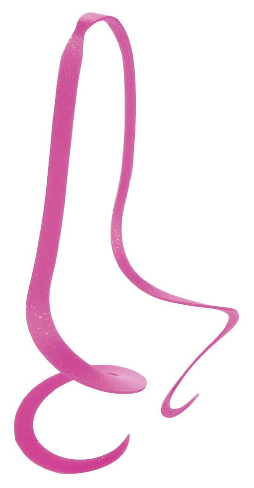 Gamakatsu Sakuragen Silicone Necktie Thick Cut Multi-Curly Shocking Pink Flake-Kiichin - The #1 Place for Japanese Goods in Your Hand!