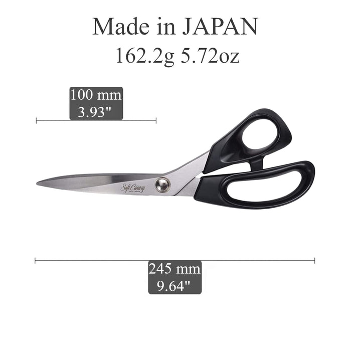 Hasegawa Knives Stainless Steel Dressmaking Scissors 245mm - Black S-245H-Kiichin - The #1 Place for Japanese Goods in Your Hand!