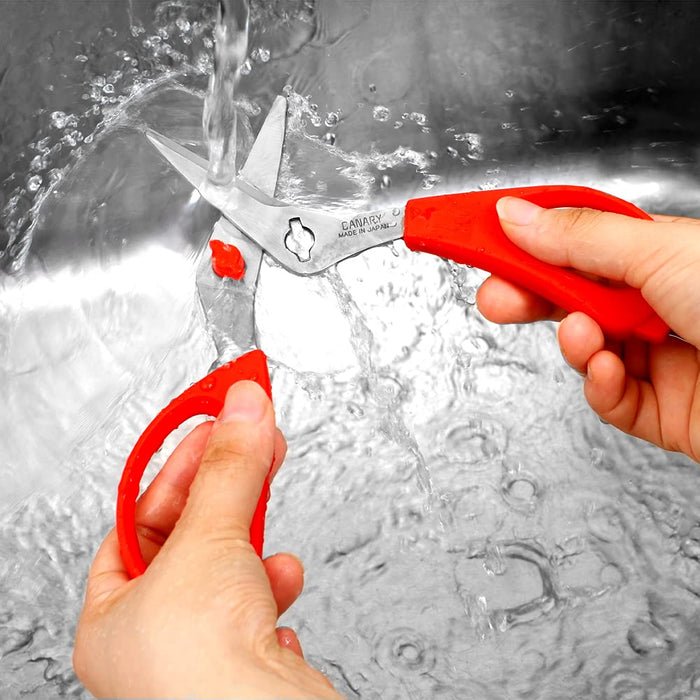 Hasegawa Knives Red Kitchen Scissors FK-190 Premium Wife's Choice Tool-Kiichin - The #1 Place for Japanese Goods in Your Hand!