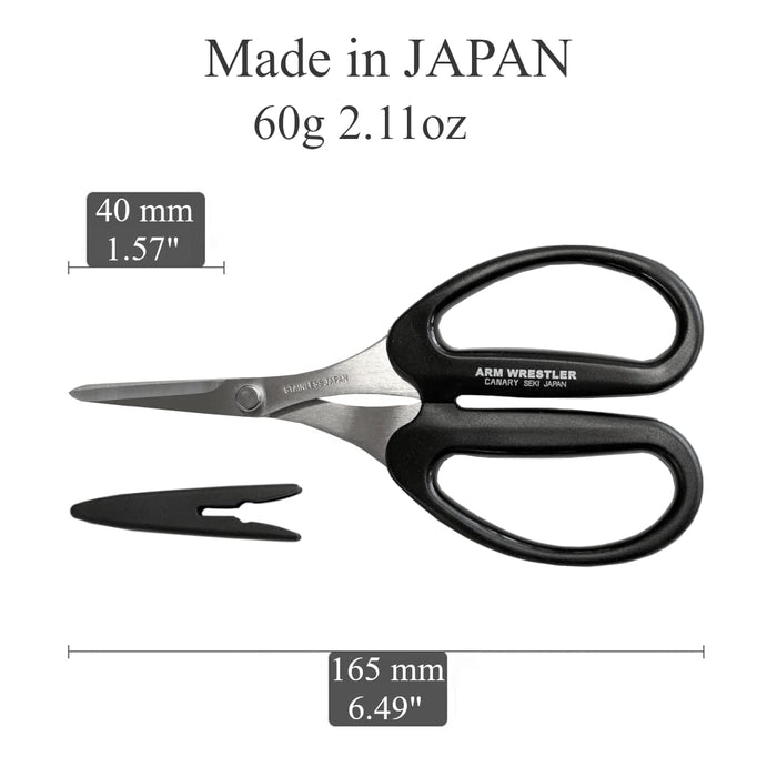 Hasegawa Knives Canary Scissors AW-165HS Arm Wrestler Straight Hard Cut Tool-Kiichin - The #1 Place for Japanese Goods in Your Hand!