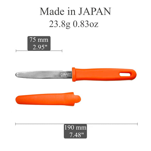 Hasegawa Knives Dan-Chan Cardboard Cutter with Cap Orange 19x0.8x2.2cm DC-191C-Kiichin - The #1 Place for Japanese Goods in Your Hand!