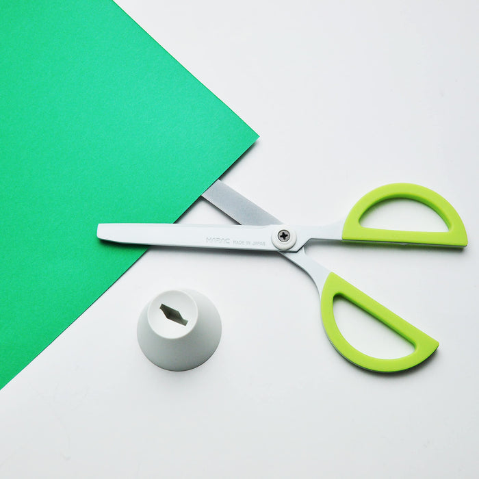 Hasegawa Knives Harac Scissors with Stand Moc White W19.3 x H4cm-Kiichin - The #1 Place for Japanese Goods in Your Hand!