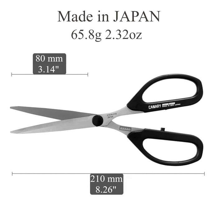 Hasegawa Knives Long Blade Scissors SBS-1500M Bond Free with Memory - Black-Kiichin - The #1 Place for Japanese Goods in Your Hand!