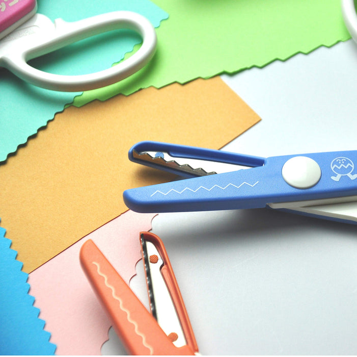 Hasegawa Knives Gizacco II Craft Scissors 14 cm Total Length 4 cm Blade in Blue-Kiichin - The #1 Place for Japanese Goods in Your Hand!