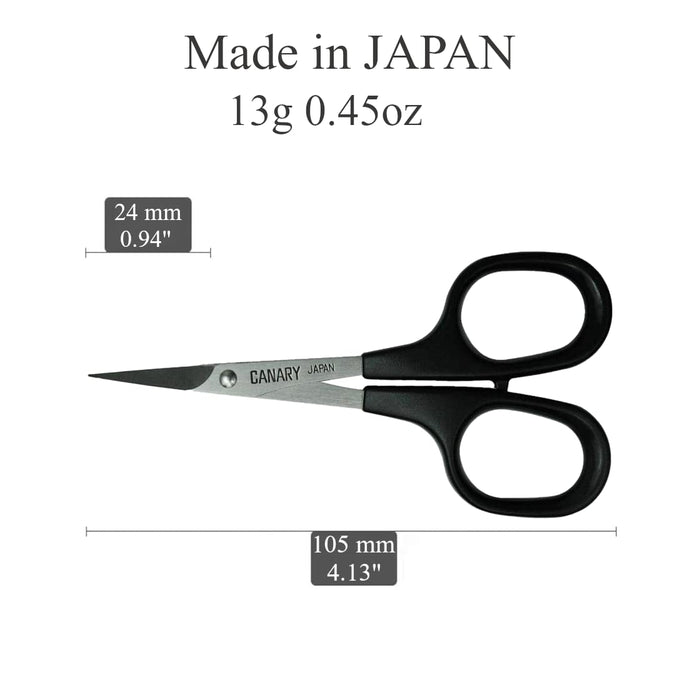 Hasegawa Knives DSB-100 Extra Fine Design Black Bond-Free Scissors-Kiichin - The #1 Place for Japanese Goods in Your Hand!