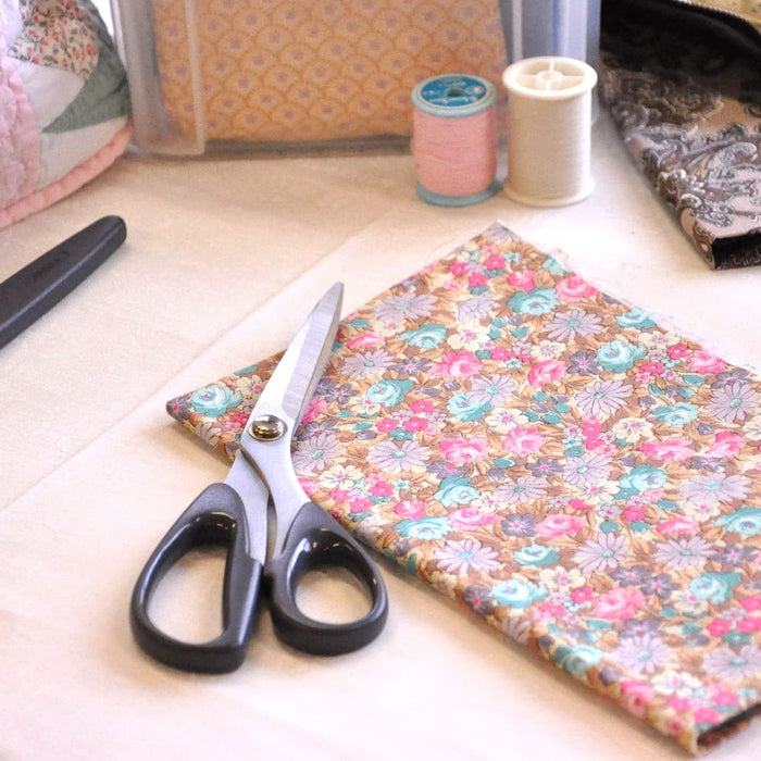 Hasegawa Knives CS-210B Black Cloth Cutting Scissors for Household Use 210mm-Kiichin - The #1 Place for Japanese Goods in Your Hand!