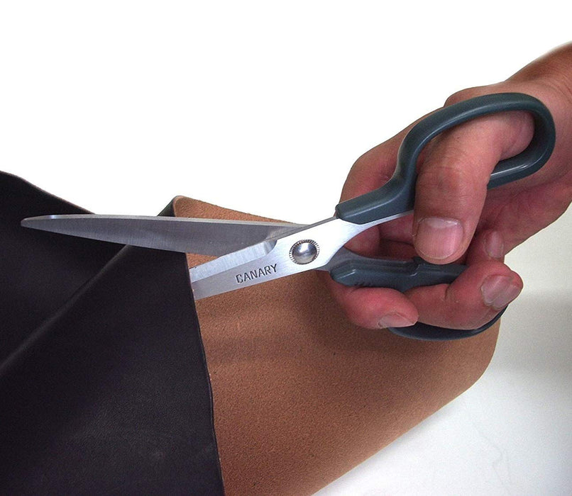 Hasegawa Knives - Gray Craft Scissors with Thick Long 8.5cm Blade RCK-200K 20cm Total Length-Kiichin - The #1 Place for Japanese Goods in Your Hand!