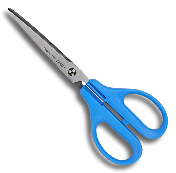 Hasegawa Knives Blue Office Scissors 17.5cm Total Length 7.3cm Blade Length-Kiichin - The #1 Place for Japanese Goods in Your Hand!