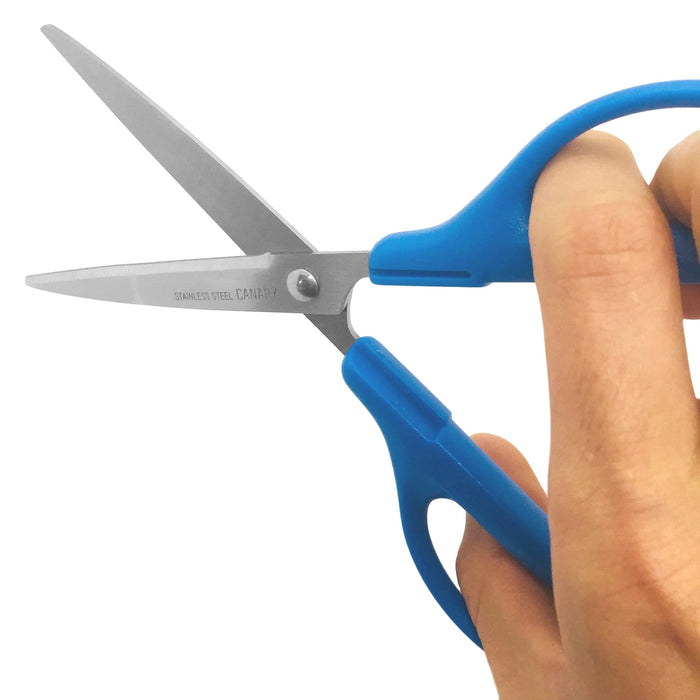 Hasegawa Knives Blue Office Scissors 17.5cm Total Length 7.3cm Blade Length-Kiichin - The #1 Place for Japanese Goods in Your Hand!