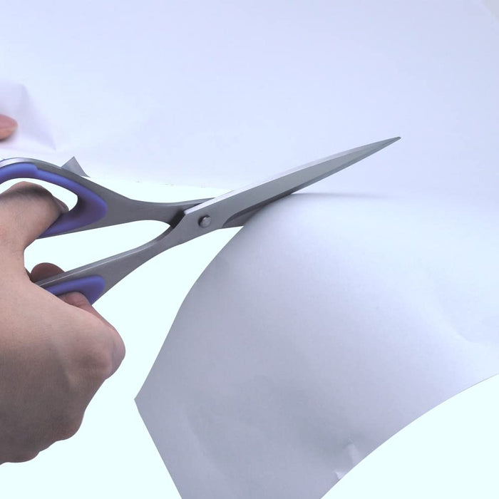 Hasegawa Knives Office Scissors Sword Tip Blue 17.5cm Total 7.5cm Blade Length-Kiichin - The #1 Place for Japanese Goods in Your Hand!