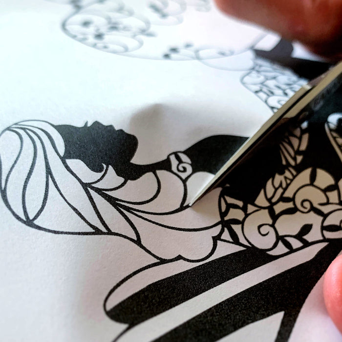 Hasegawa Knives DSA-100M Intermediate Cutting Scissors Supervised by Hina Aoyama-Kiichin - The #1 Place for Japanese Goods in Your Hand!