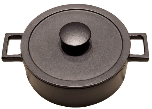 Iwachu Pro Arte Small Casserole Black Induction Nambu Ironware 60003-Kiichin - The #1 Place for Japanese Goods in Your Hand!