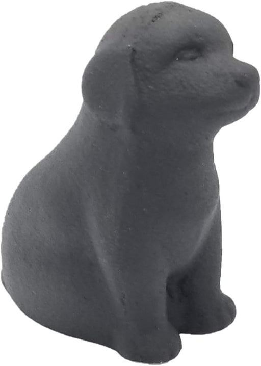 Iwachu Black Puppy Paperweight 3x5x5 cm Nambu Ironware Design Accessory-Kiichin - The #1 Place for Japanese Goods in Your Hand!